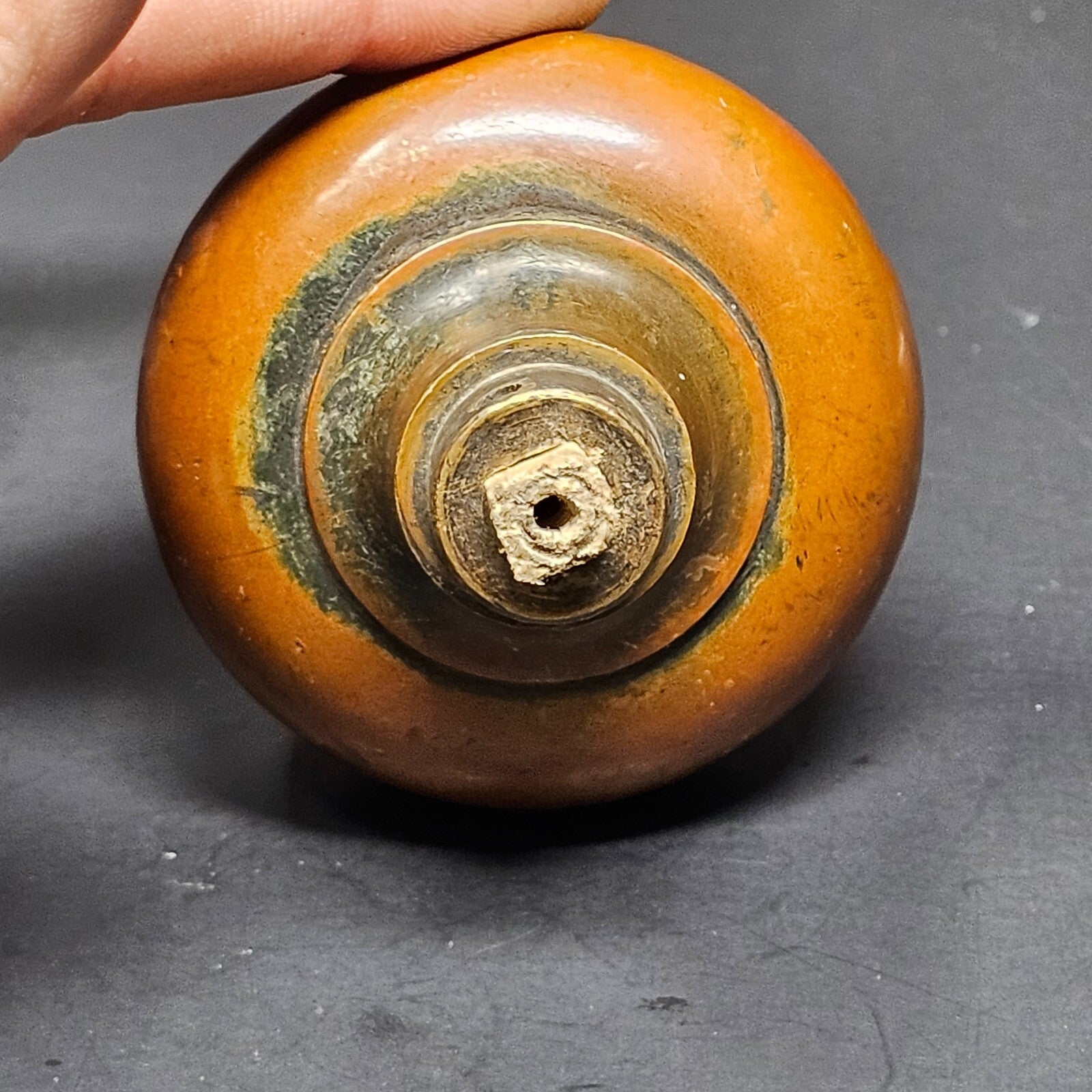Antique Single Door Knob Solid Brass