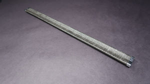 Vintage Cabinet Handle Pull Kitchen Drawer Pull Brown & Chrome 14"