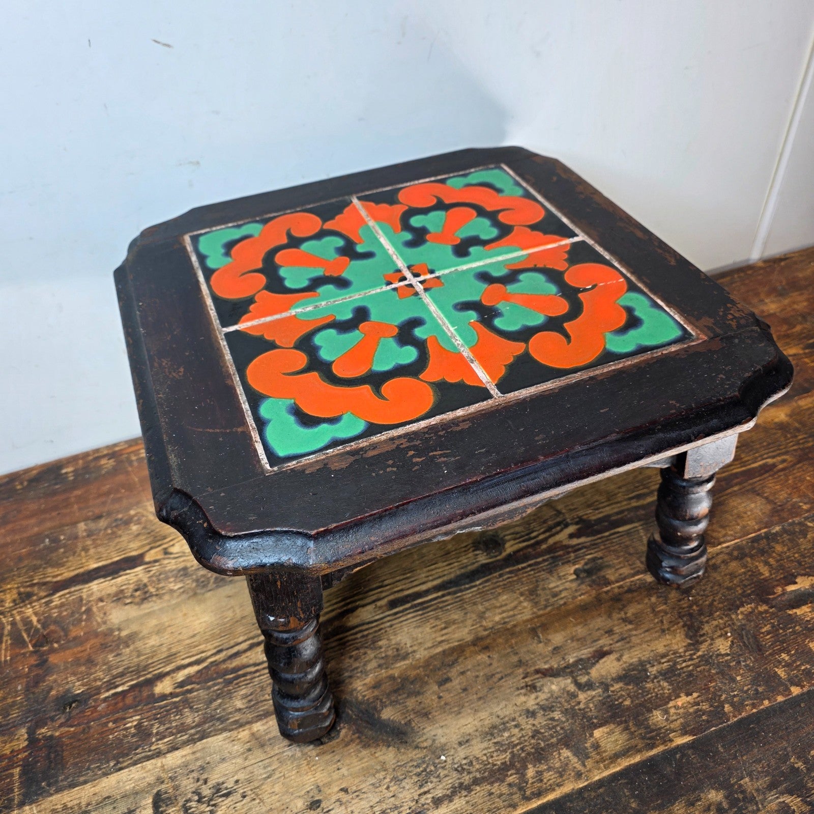 Antique Tile Top Table Sterling Furniture Santa Monica/Taylor Style California