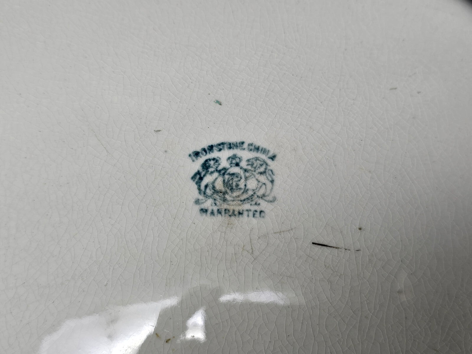 Antique White Porcelain Ironstone China Bed Pan