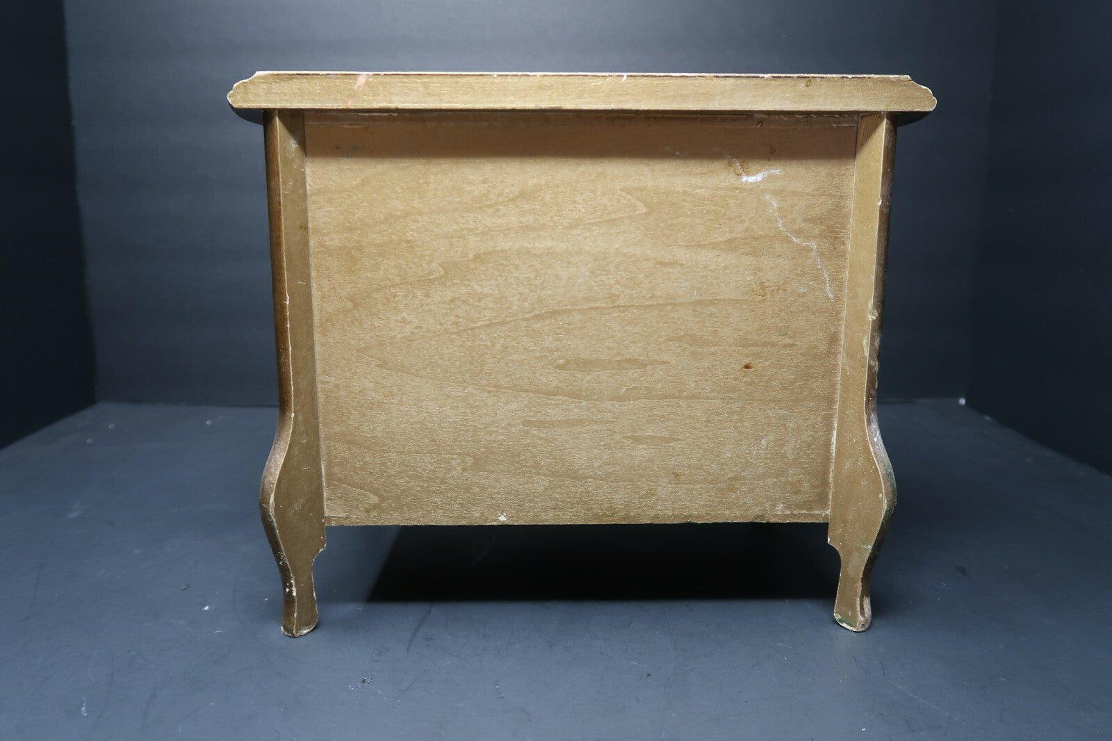 Vintage Jewelry Box Dollhouse furniture 3 Drawer Chest Japan H8" x  L10" x  D6"