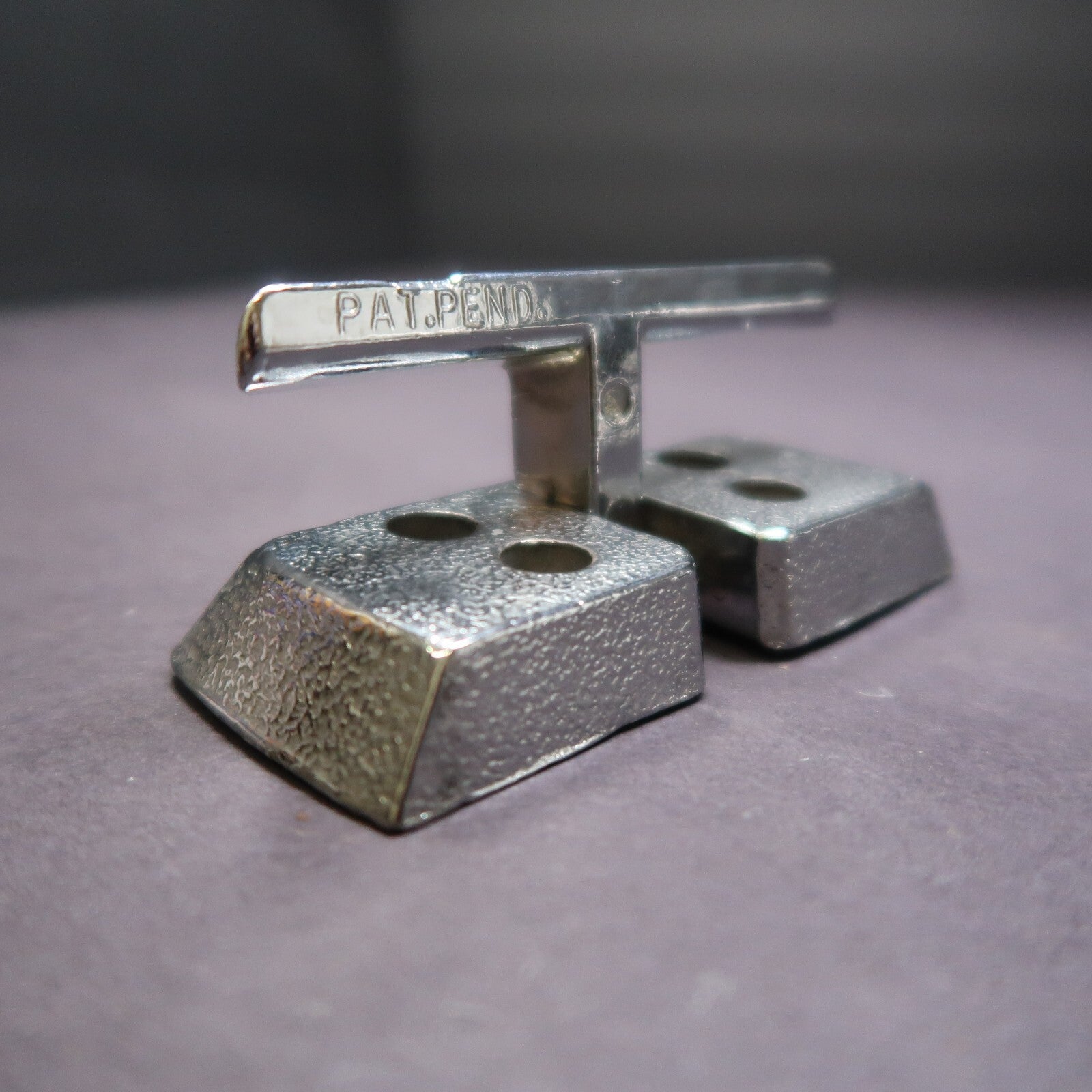 Clark Industrial Folding Chrome Boat Cleat Vintage