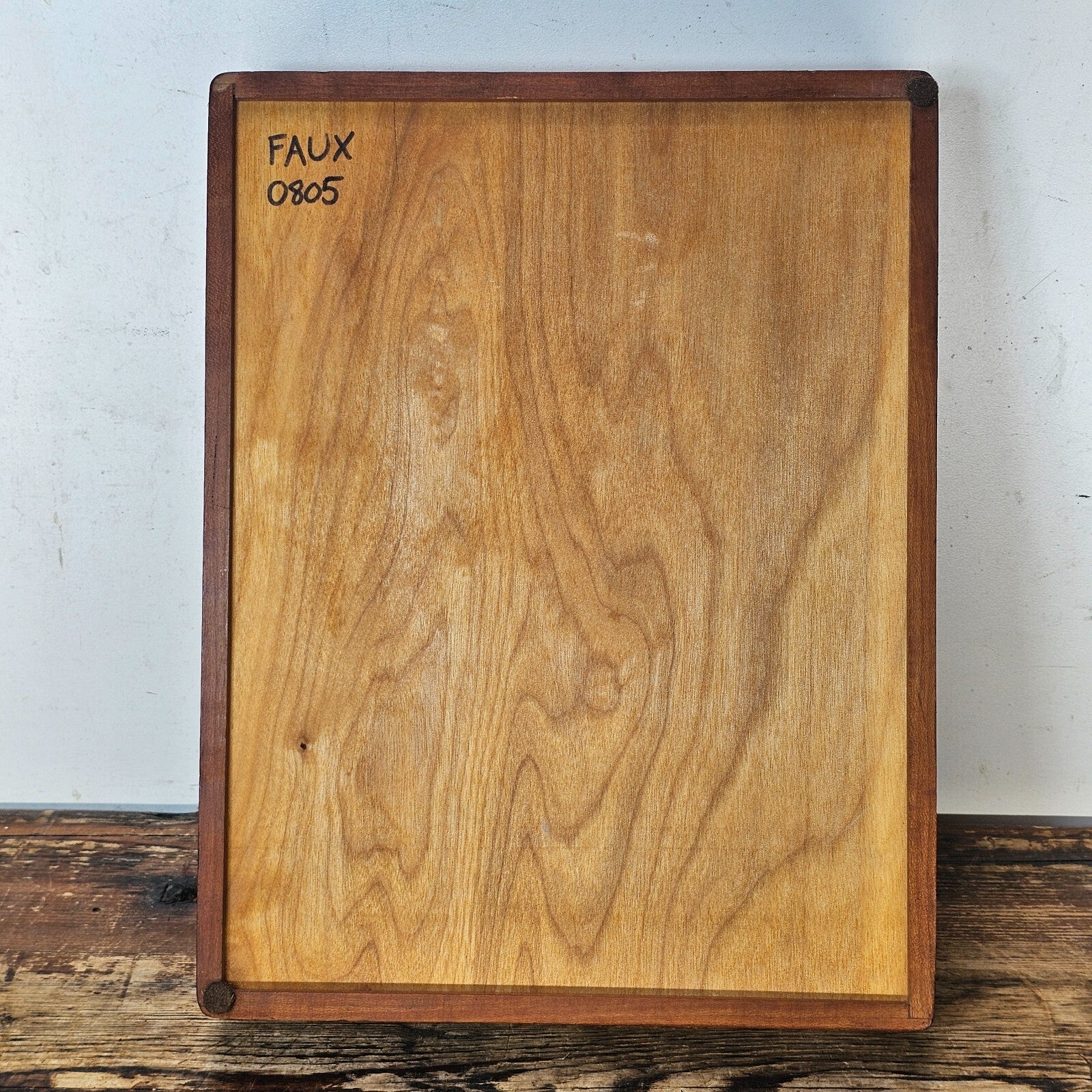 Nordic Style Vintage Wooden Document Tray
