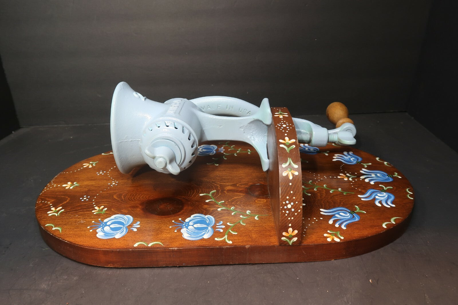 Kitchen Art Decor Universal No. 2 Food Chopper on Hand Painted Wooden Board