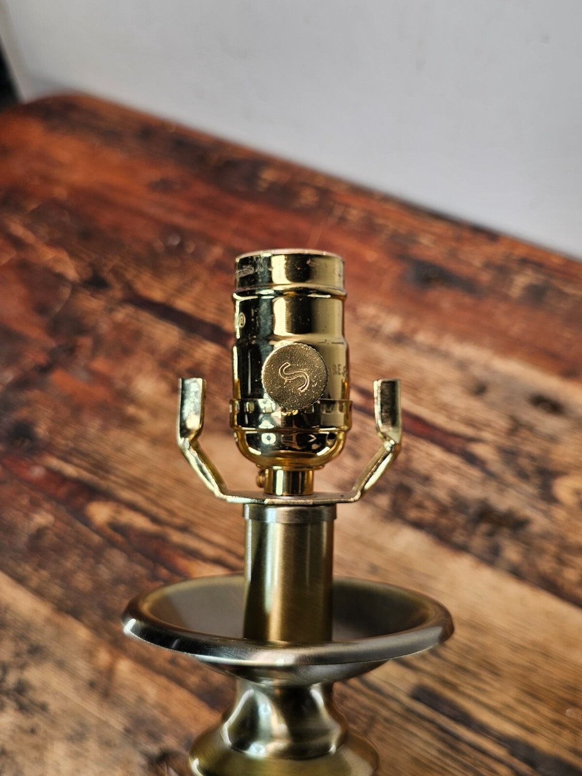 Stiffel Hollywood Regency Brass Table Lamp 21"H
