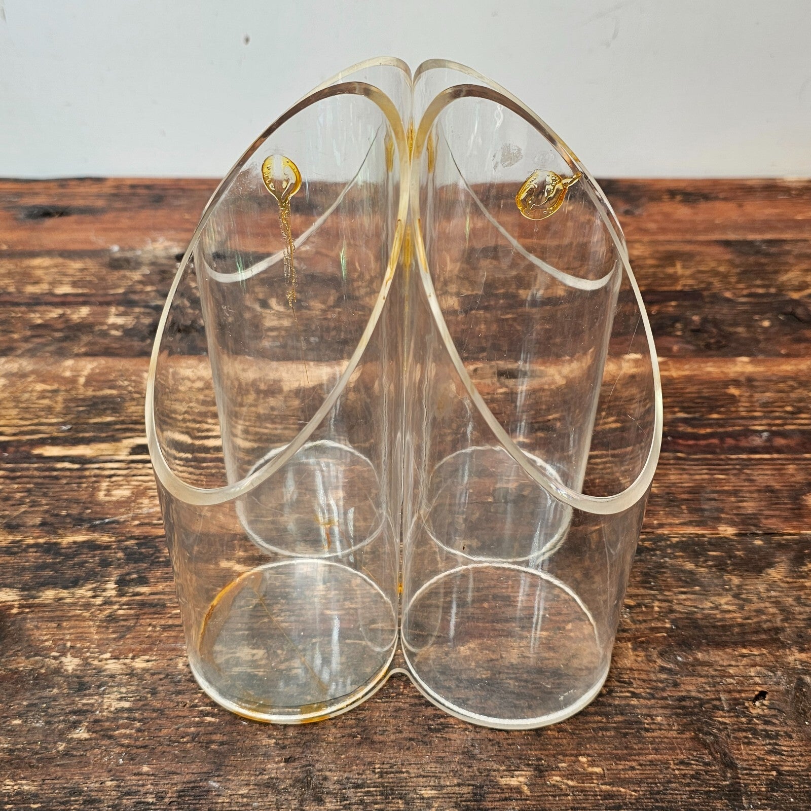 Vintage Lillian Vernon Acrylic Flower Vase