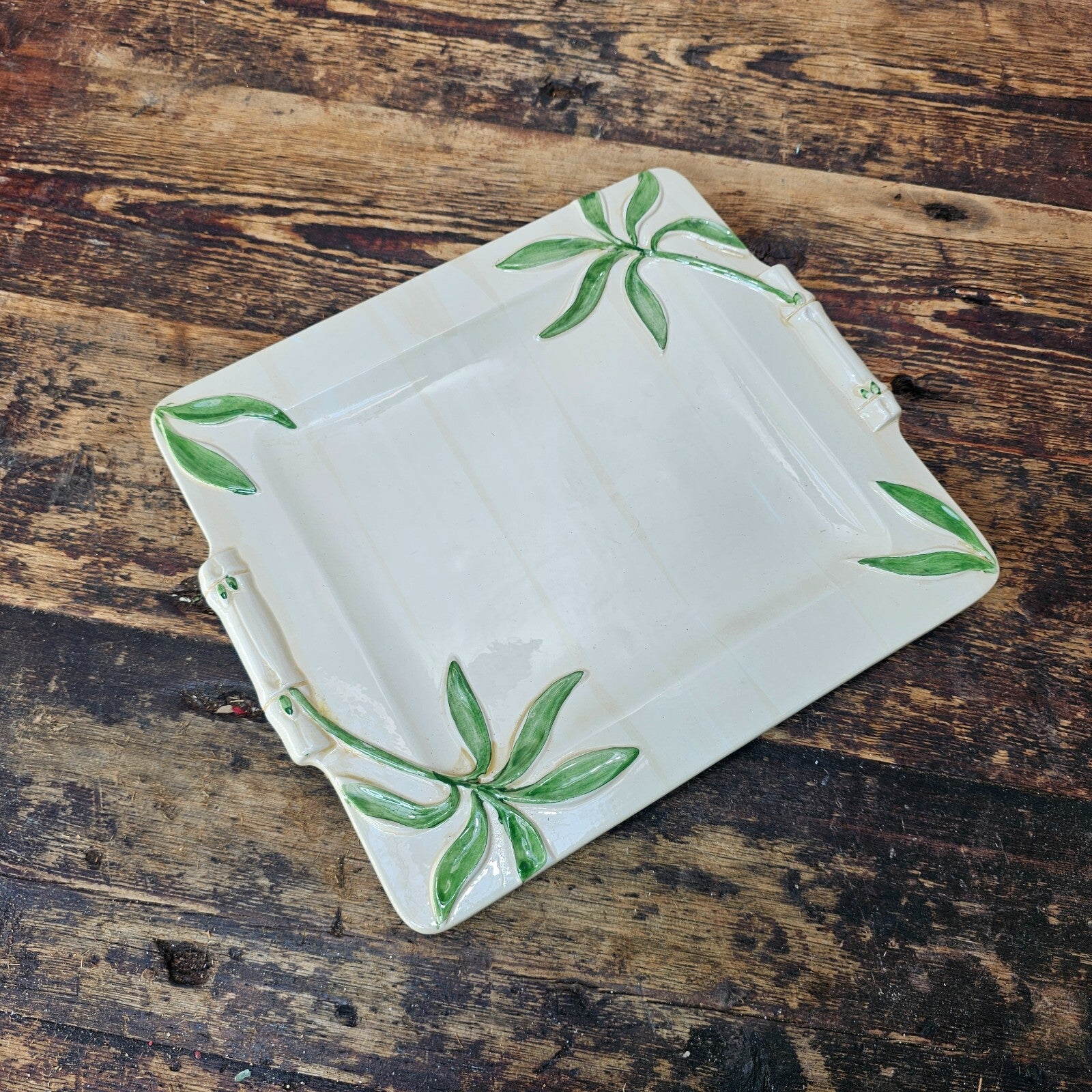 Jay Willfred Andrea By Sadek Square Plate Made In Portugal 11"L x 9.25"W