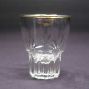 Gold Trim Shot Glass H 2.4"