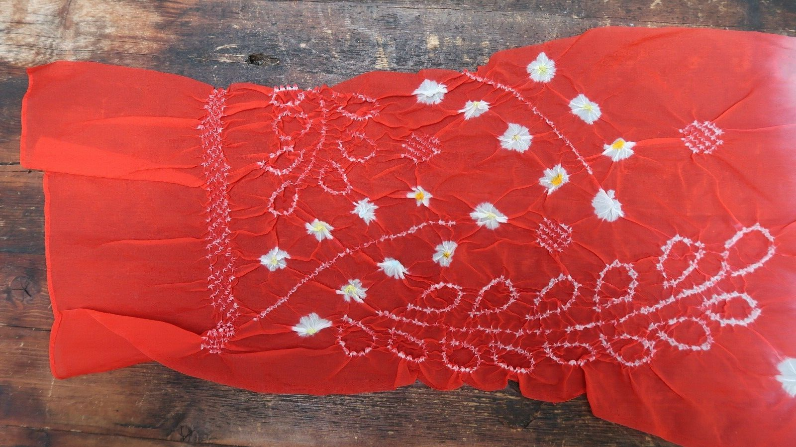Vintage Japanese Summer Scarf 8ft x 1ft
