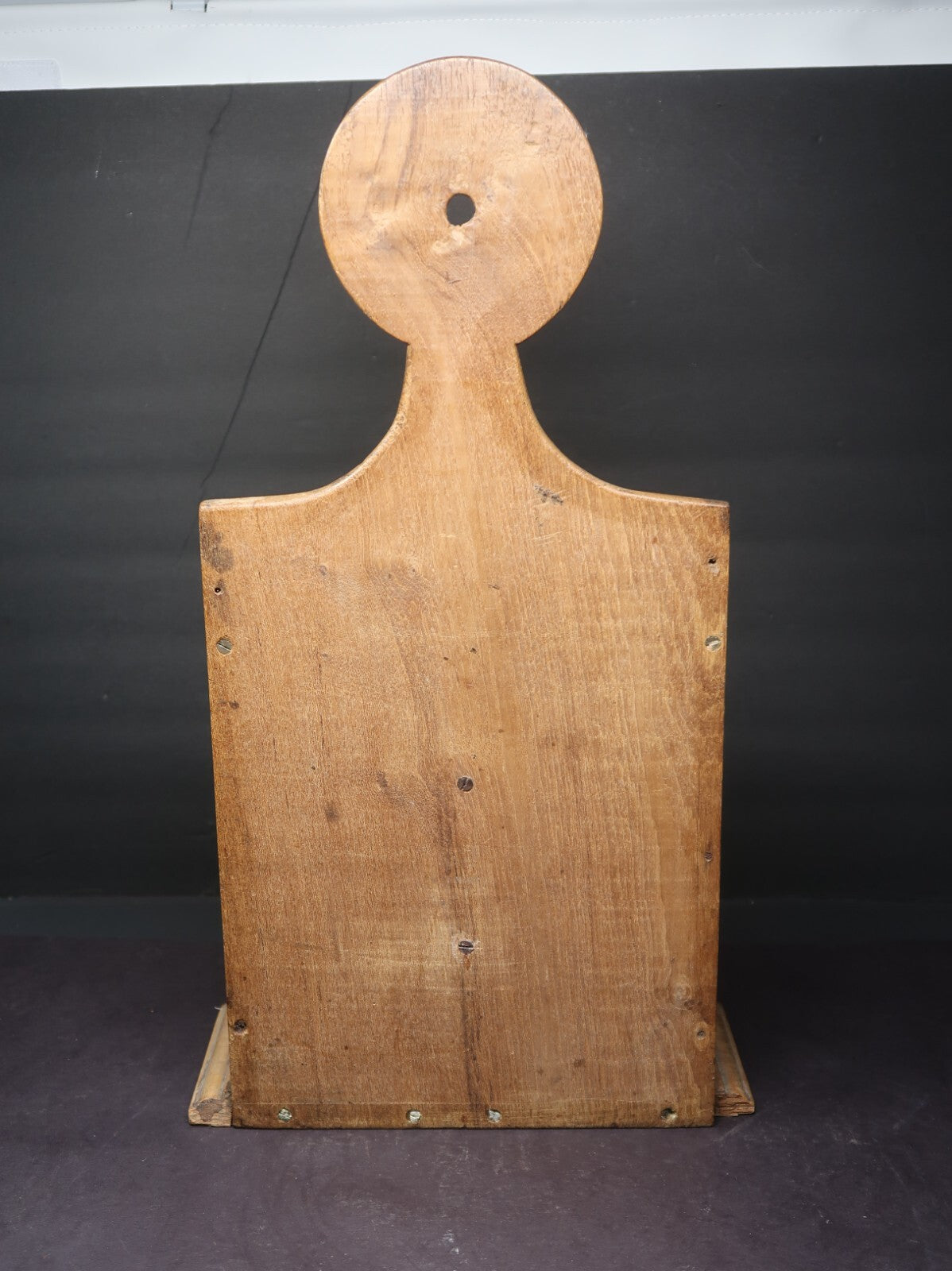 Antique Handmade Wood Mail Box Wall Letter Sorter 10.5" W x 4.75" D x 18.75" H