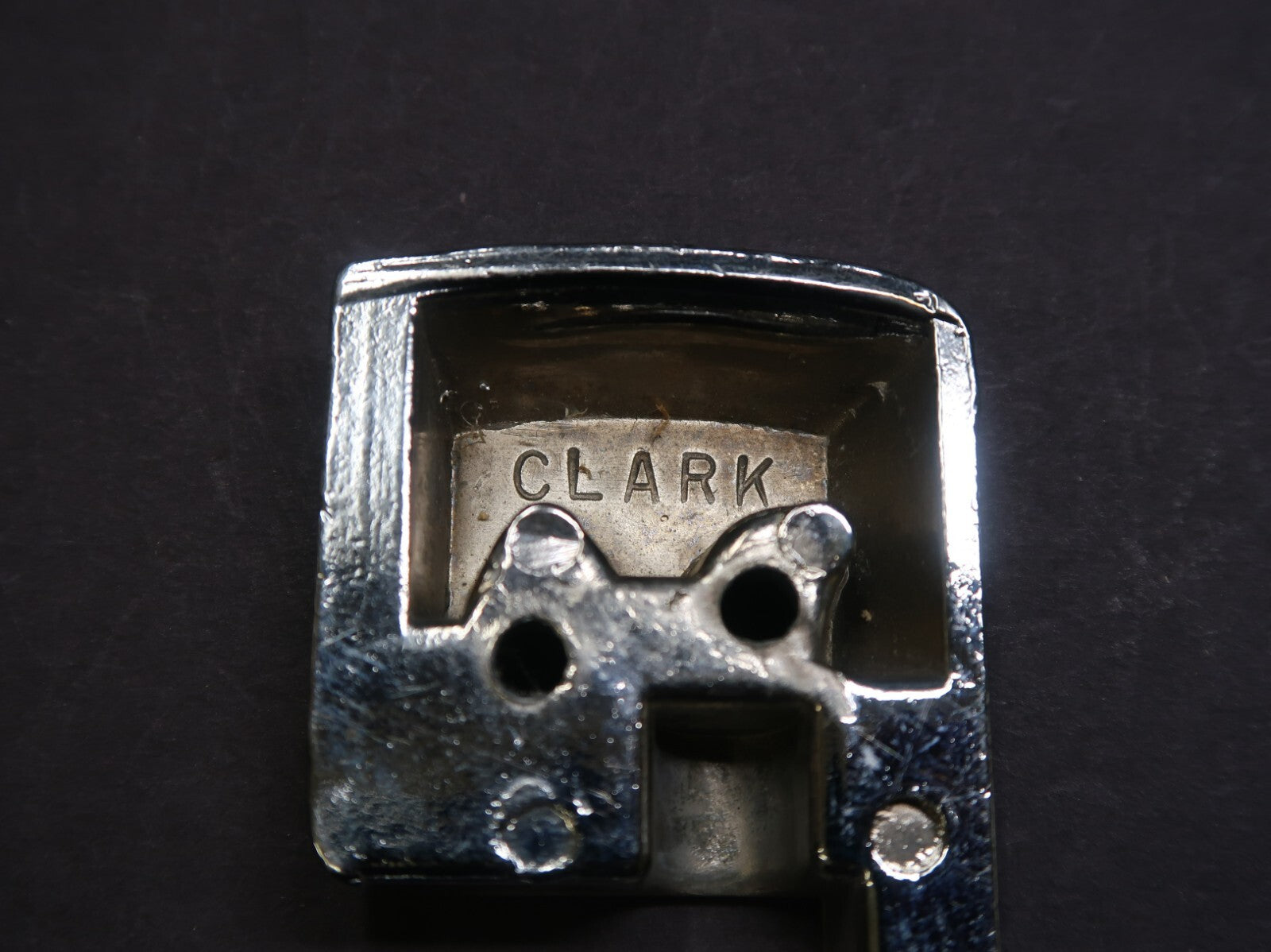 Clark Industrial Folding Chrome Boat Cleat Vintage