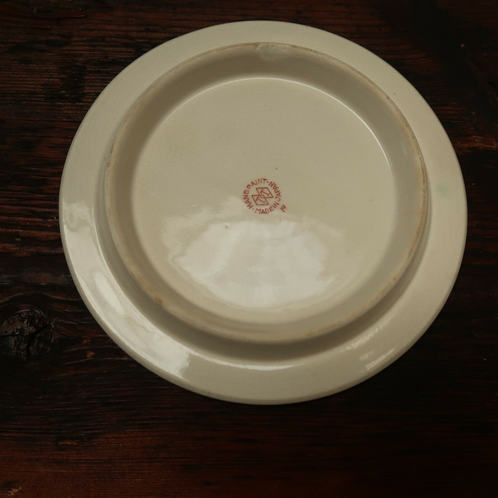 Set of 2 Hand Painted Floral Porcelain Plates Made in Japan