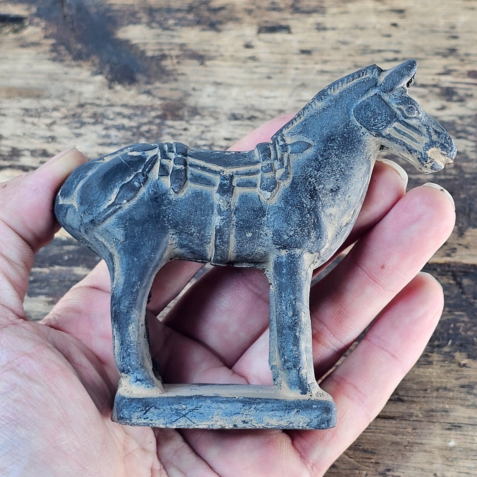 Terracotta Army Horse Replica Statue | Chinese Qin Dynasty Warrior Horse 4"