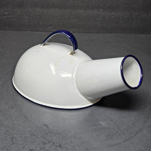 Vintage Cesco Columbian Hospital Enamel Urinal