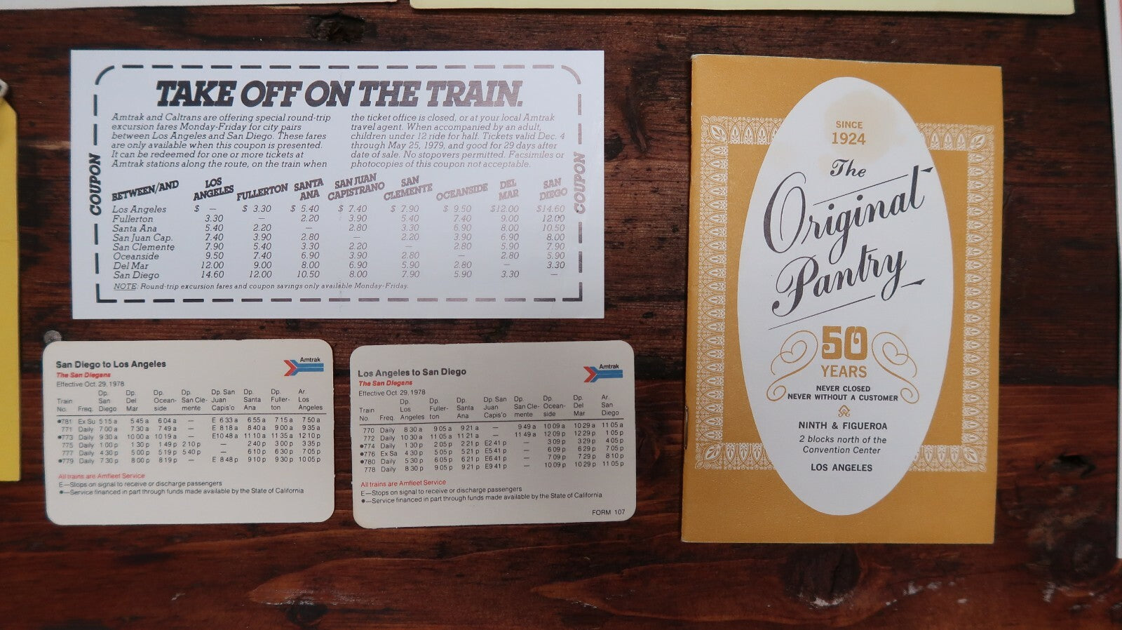 Memories of the railroad in Los Angeles 1979