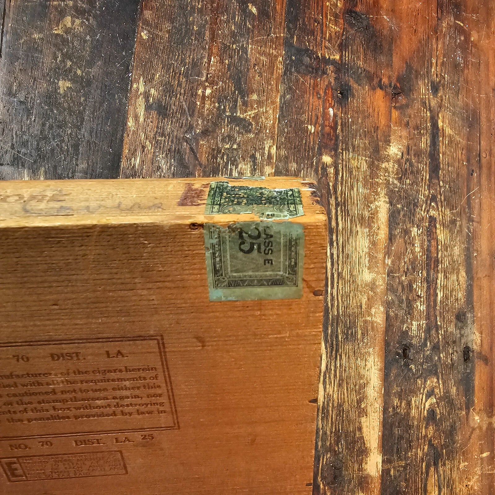 Vintage Aurelia Biltmore Cigar Box  7.75" x 6" x 1.5"