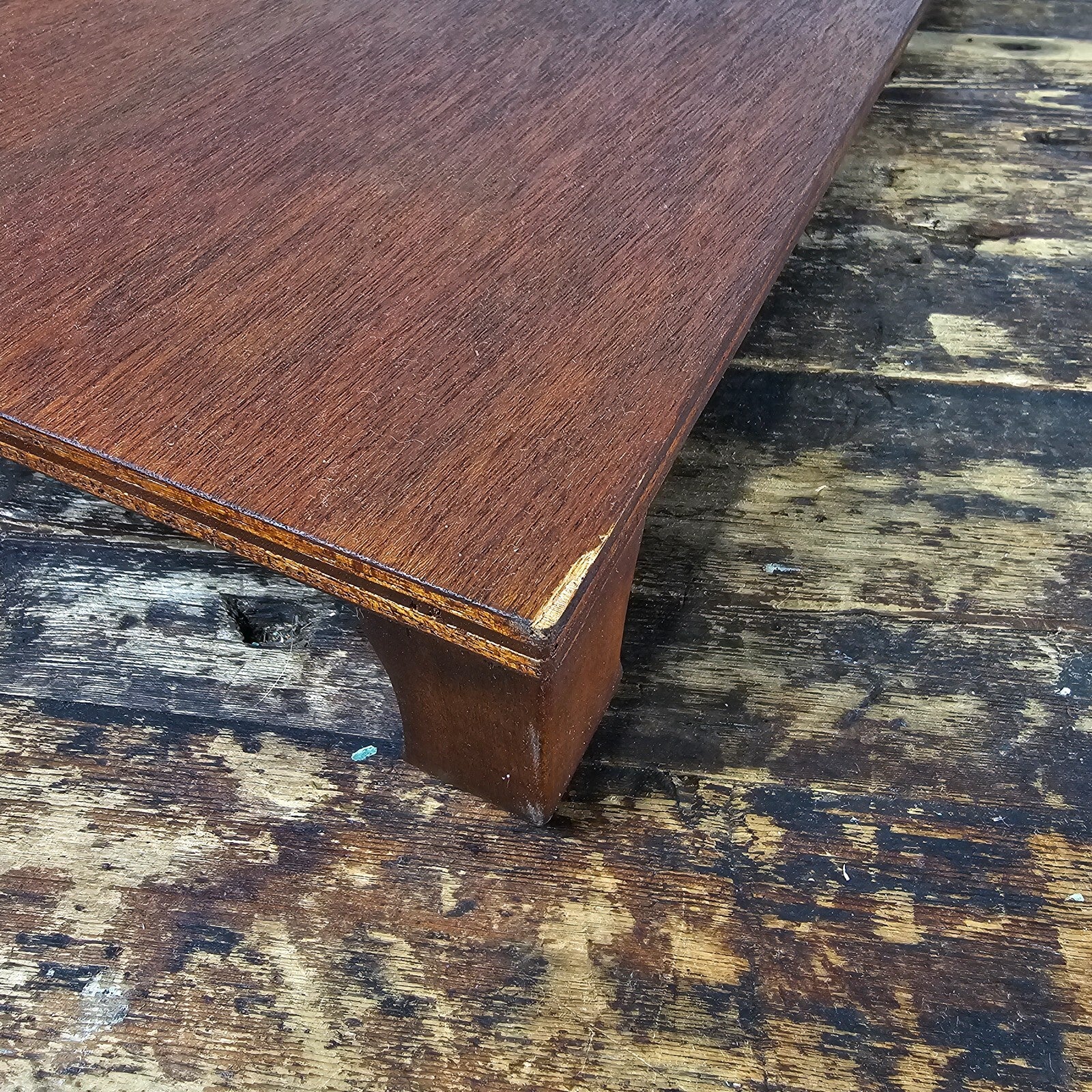 Japanese Wooden Ikebana Vase Bonsai Display Stand With Legs