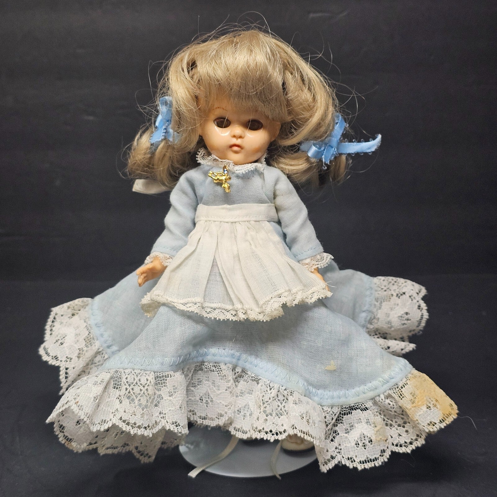 Vintage Virga Doll In Marlene Peterson Dress 8"