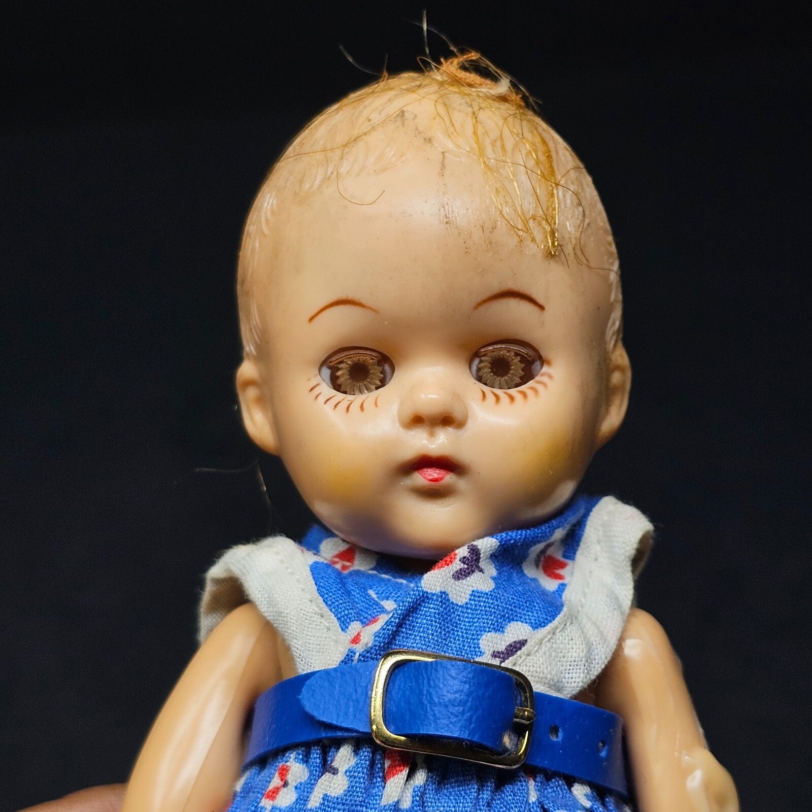 Vintage Vigra Doll 8" 1950's (Damaged)