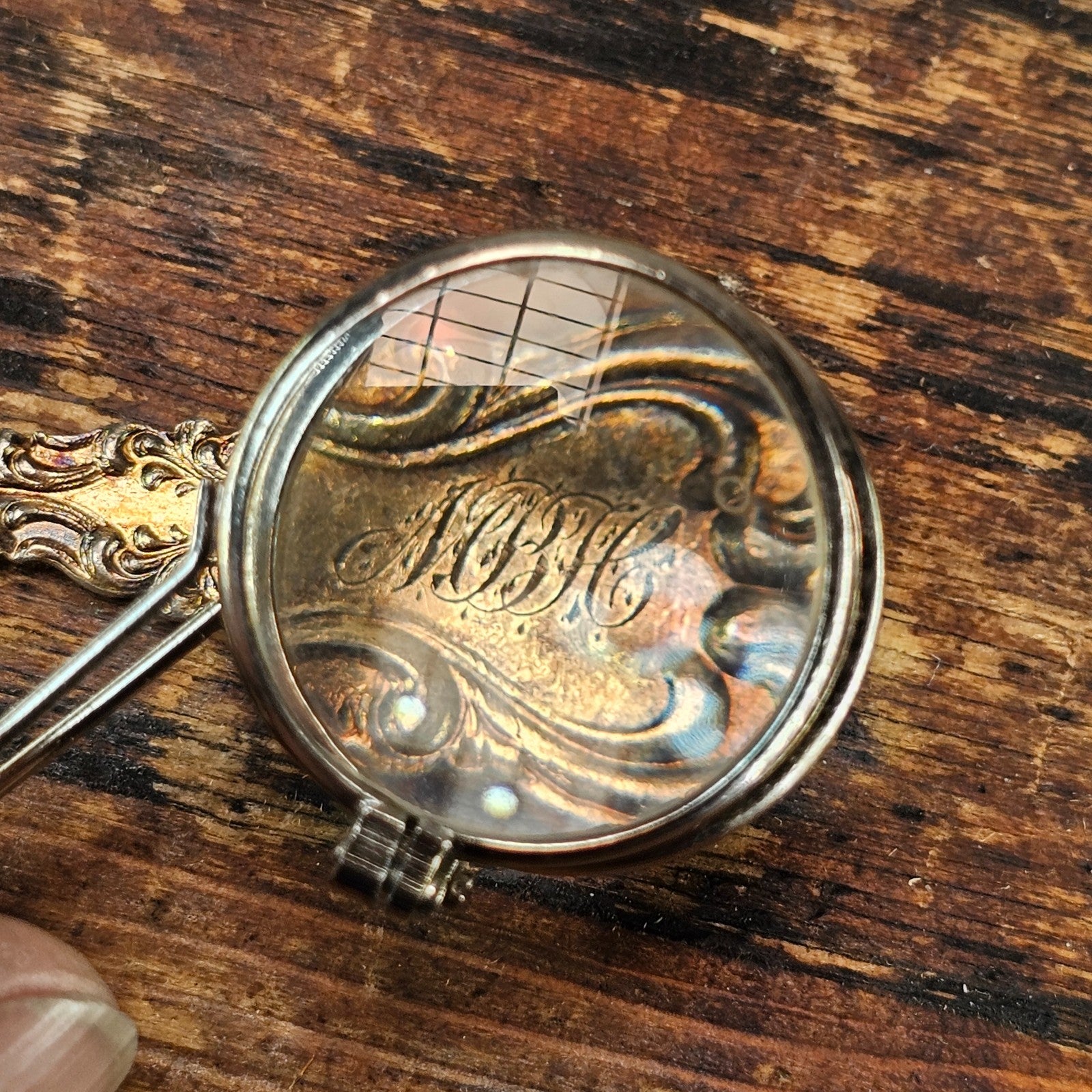RARE Antique Dominick & Haff Renaissance Enameled Sterling Silver Food Pick 5.5"