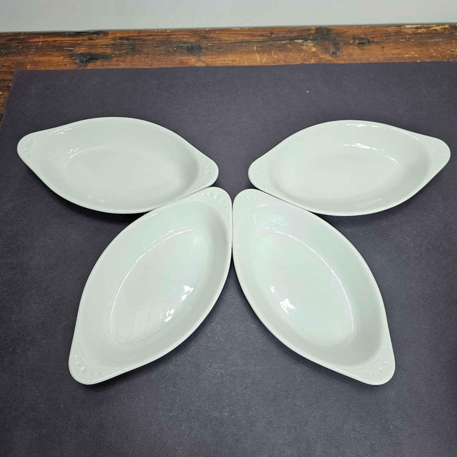 Set of 4 Inter American Porcelain Poland # 4.4.8 Casserole Dish Vintage
