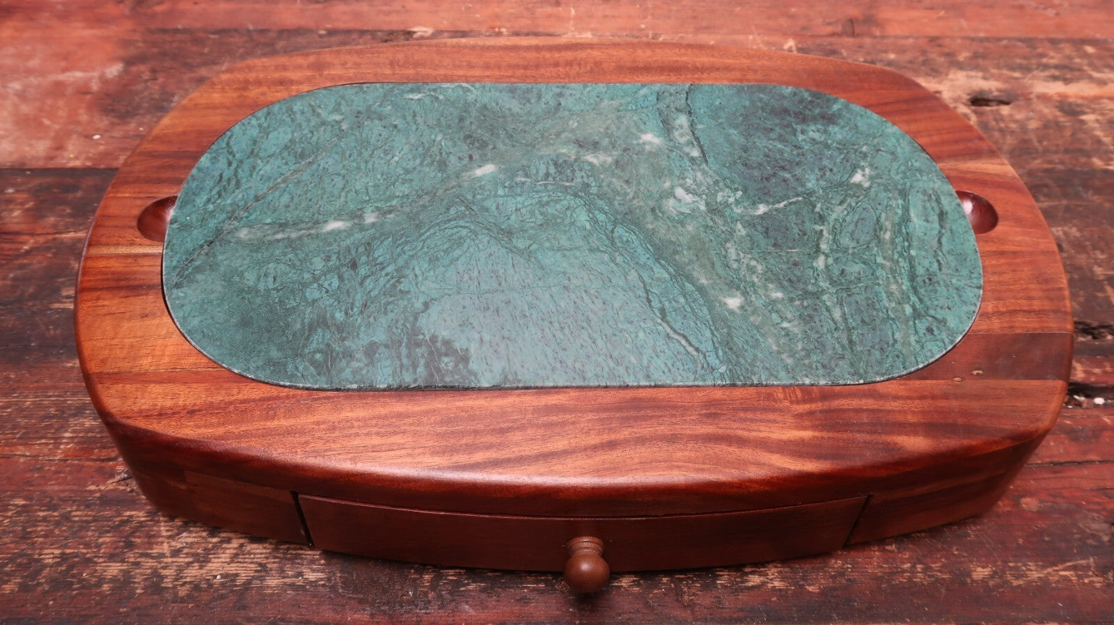 Vintage HAMPTON HOUSE Marble Cheese Board (Board Only No Cutlery Set)