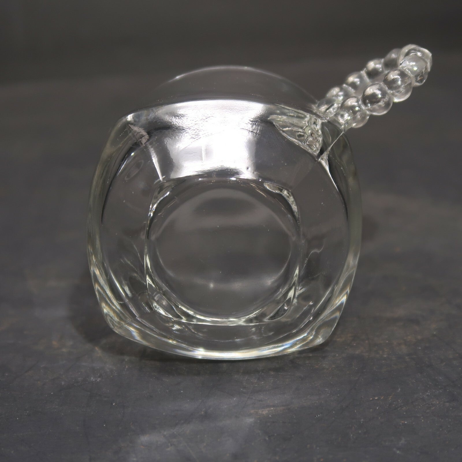 Vintage Hazel Atlas Orchard Crystal Snack Set (Cup & Plate)