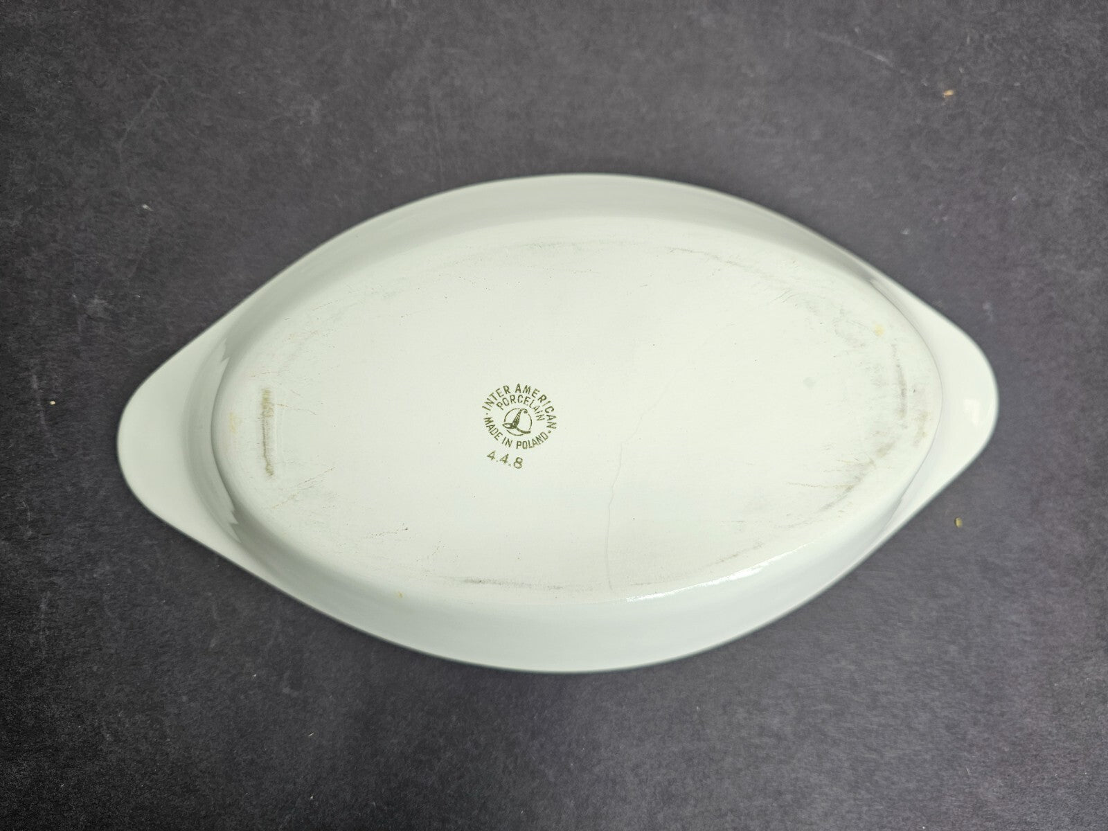Set of 4 Inter American Porcelain Poland # 4.4.8 Casserole Dish Vintage