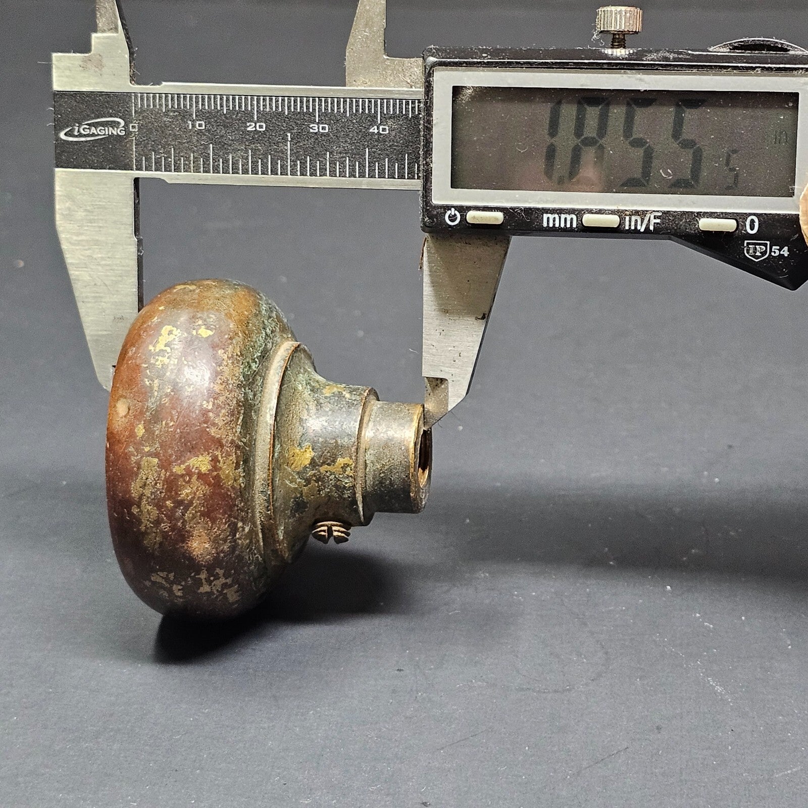 Antique Single Door Knob Solid Brass