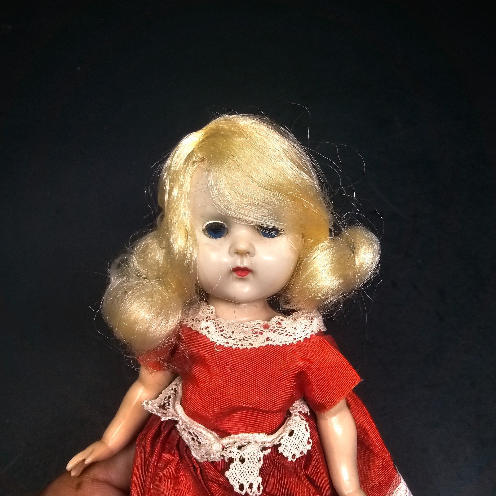 Vintage Vogue Ginny Bent Knee Walker Doll 8" 1950's