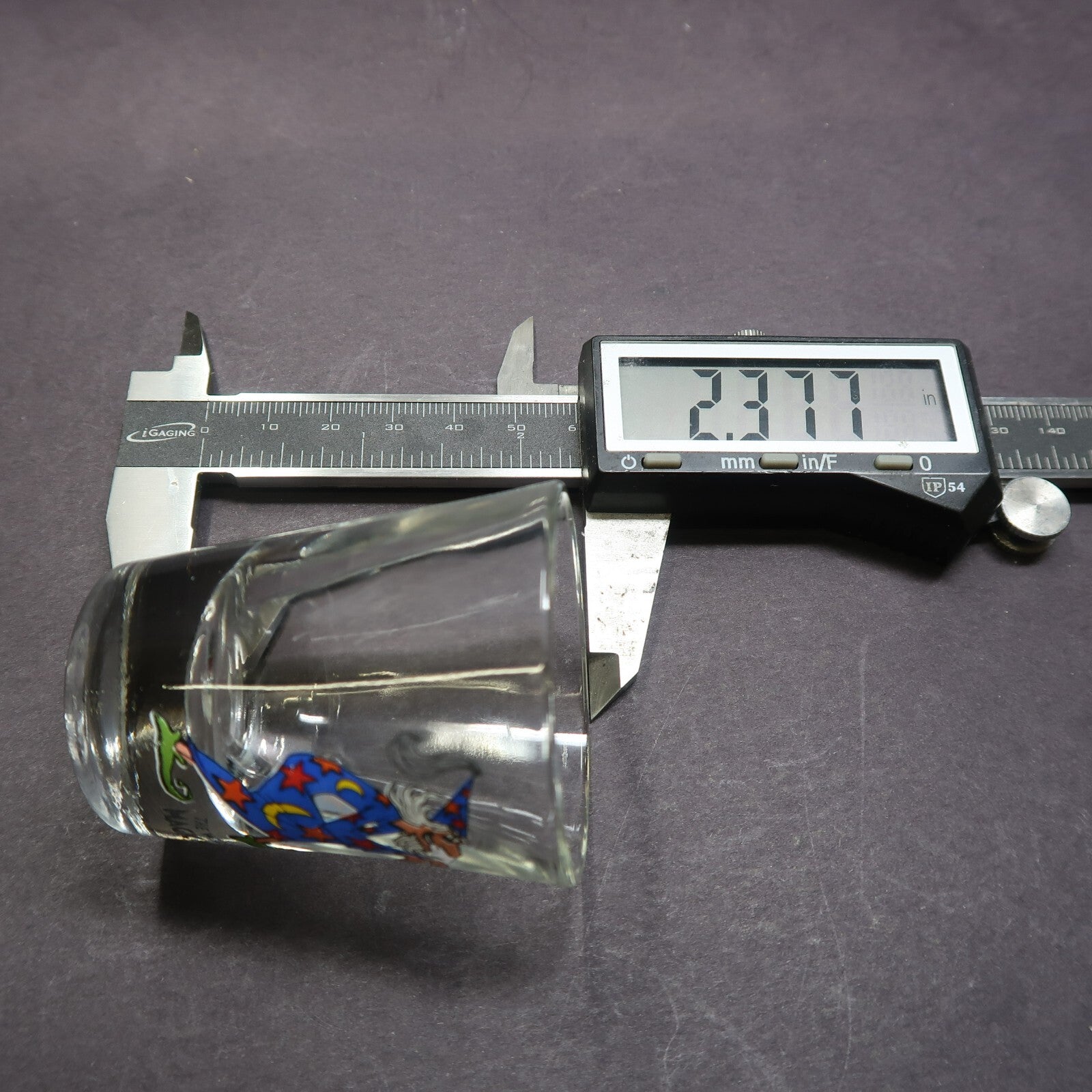 Shot Glass The Wizard Of Magic Mountain H 2.4"