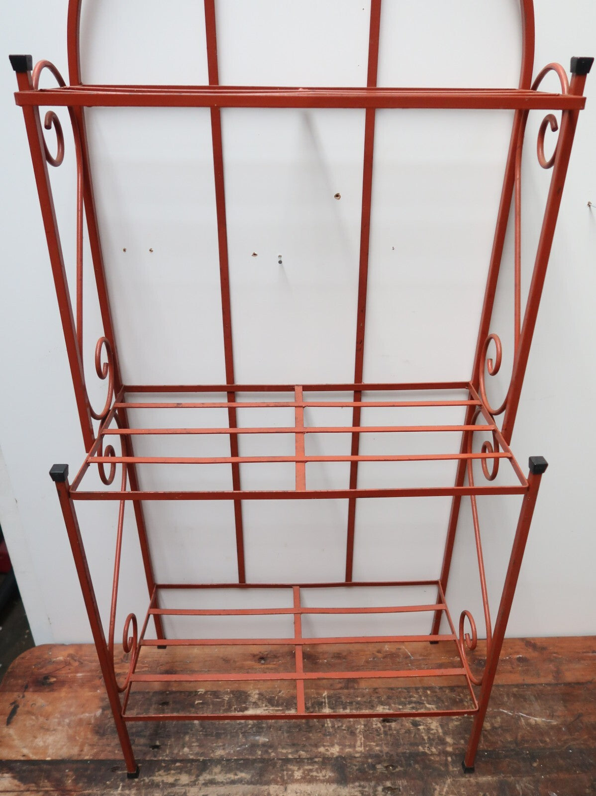 3 Tier Metal Shelf Rack Plant Pot Stand H 59" x W 24" x D 12"