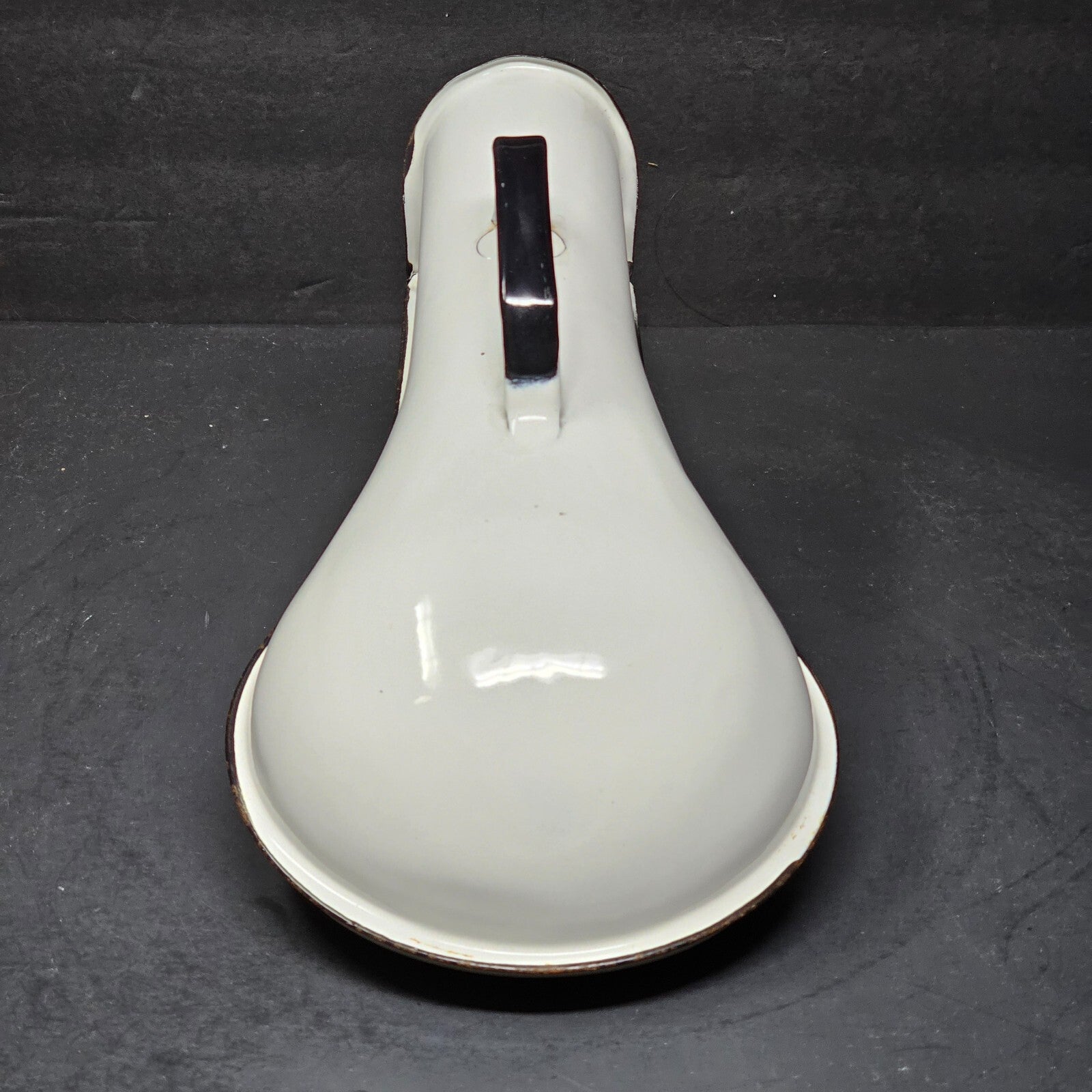 Vintage Jones White Enamel Ware Female Urinal