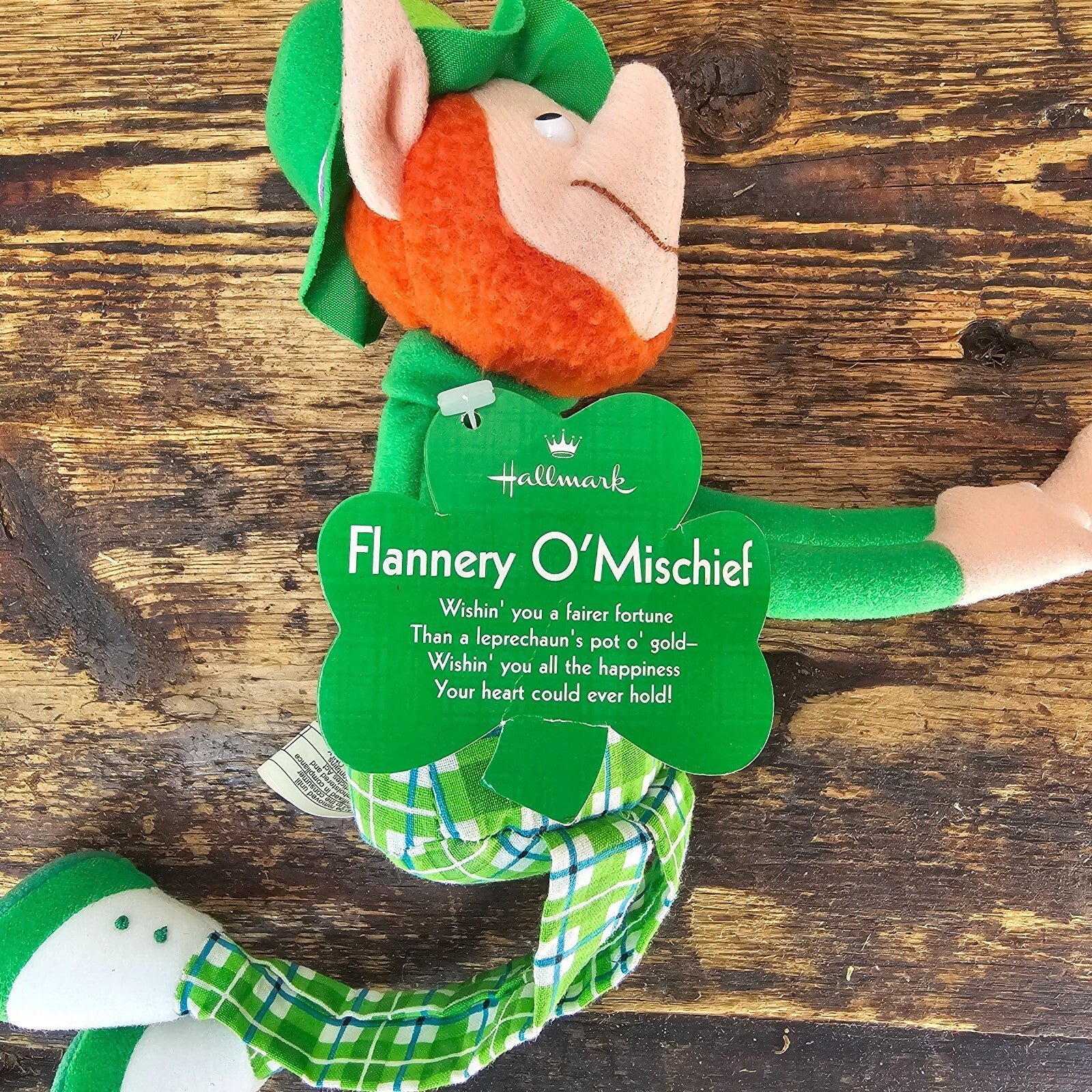 Hallmark Flannery O' Mischief 14" Plush Doll St Patrick