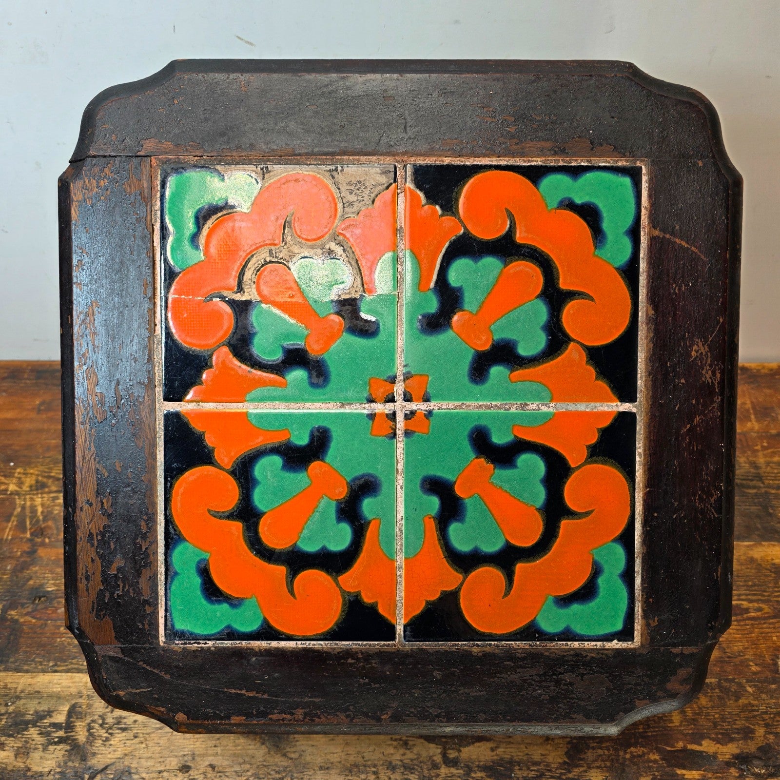 Antique Tile Top Table Sterling Furniture Santa Monica/Taylor Style California