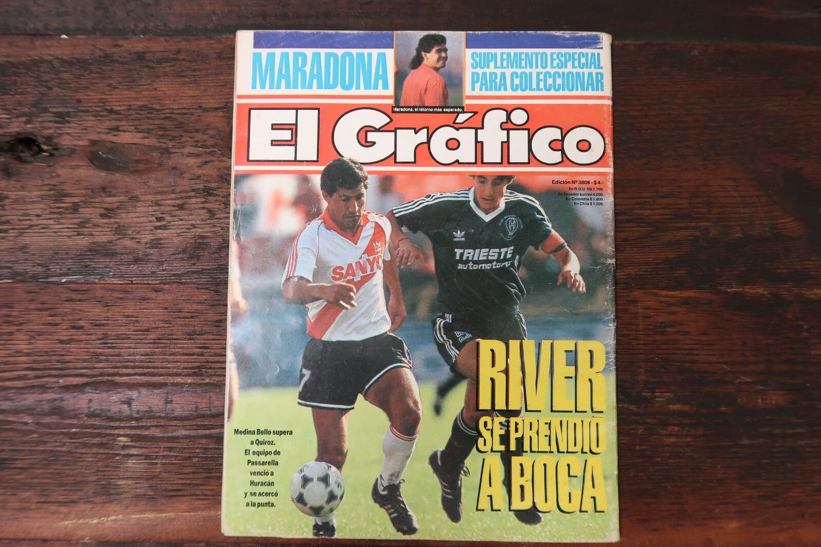 El Grafico # 3808 De Coleccion Diego Maradona Volvio Sevilla 1992