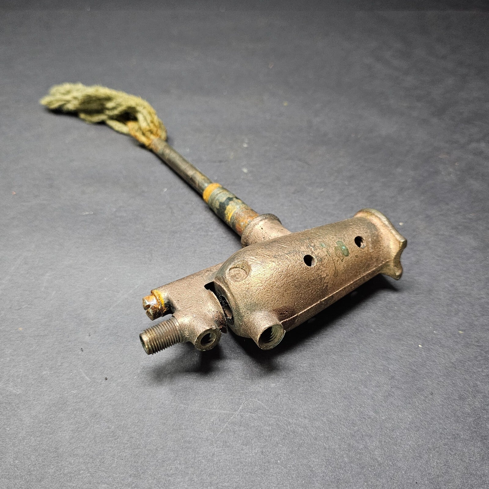 Vintage Dunlap Brass Blow Torch Model with Bakelite Handle (Sold As Parts)