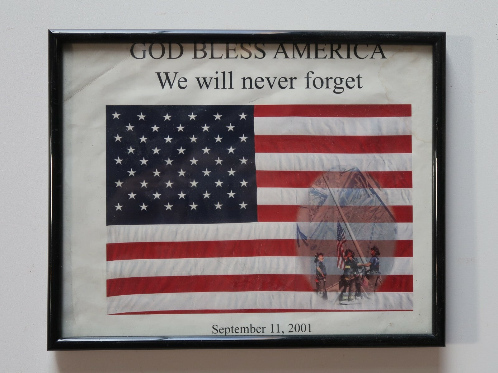 Set of 3 September 11, 2001 New York Memorial