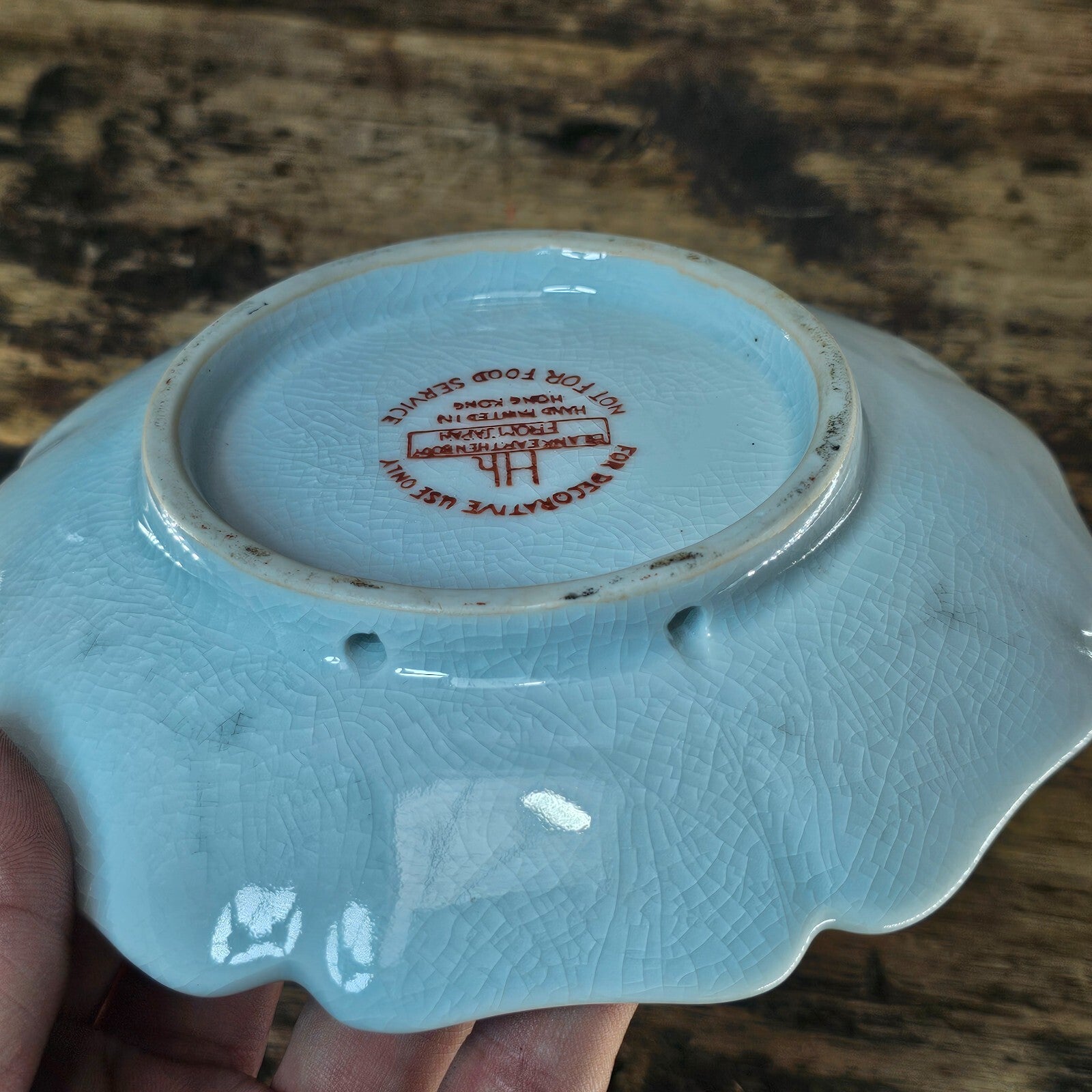 Vintage "Millefleur" Plate | Hand-Painted in Hong Kong on Japanese Earthenware
