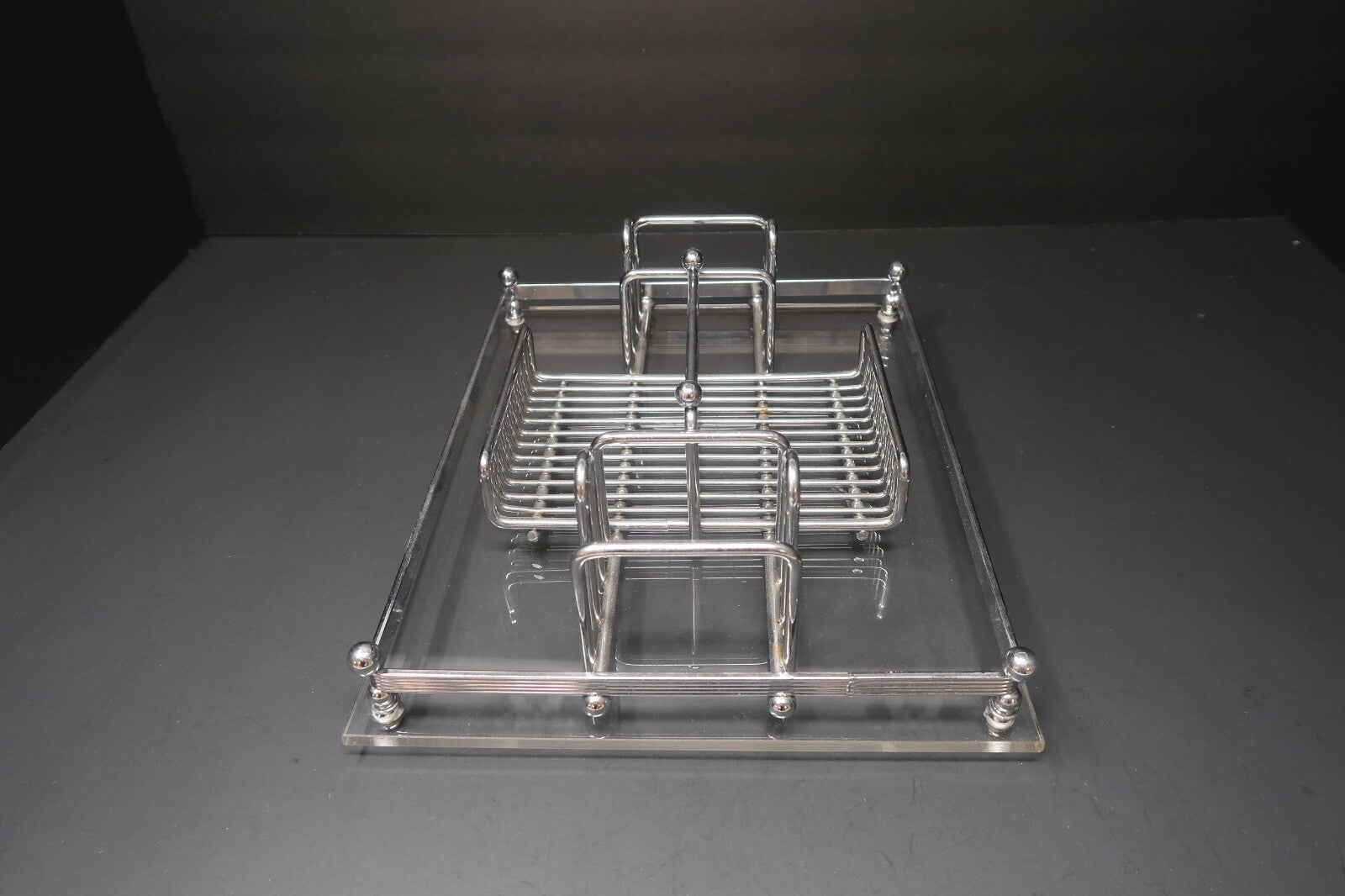 Vintage Silverware Flatware Caddy Flatware Storage 9" x 11" x 3"