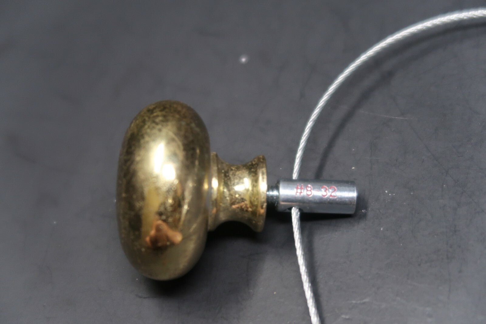 Vintage Brass Round Knob 1.5" x 1.5" x 1.2"