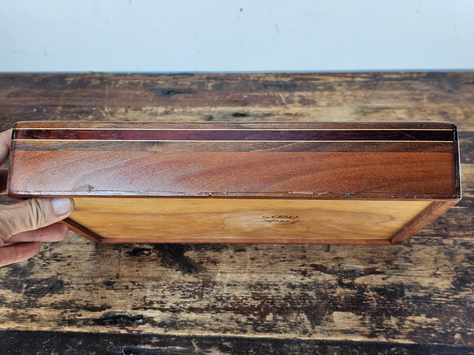 Nordic Style Vintage Wooden Document Tray