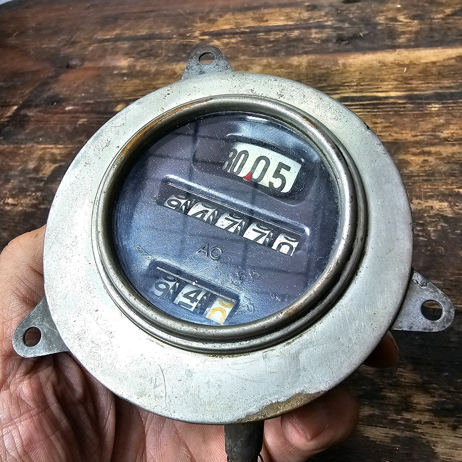 Antique AC spark plug Co Speedometer 0-80 MPH 1920s