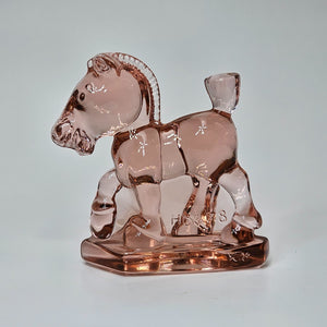 1978 Heisey HCA Oscar Sparky Plug Horse Pink