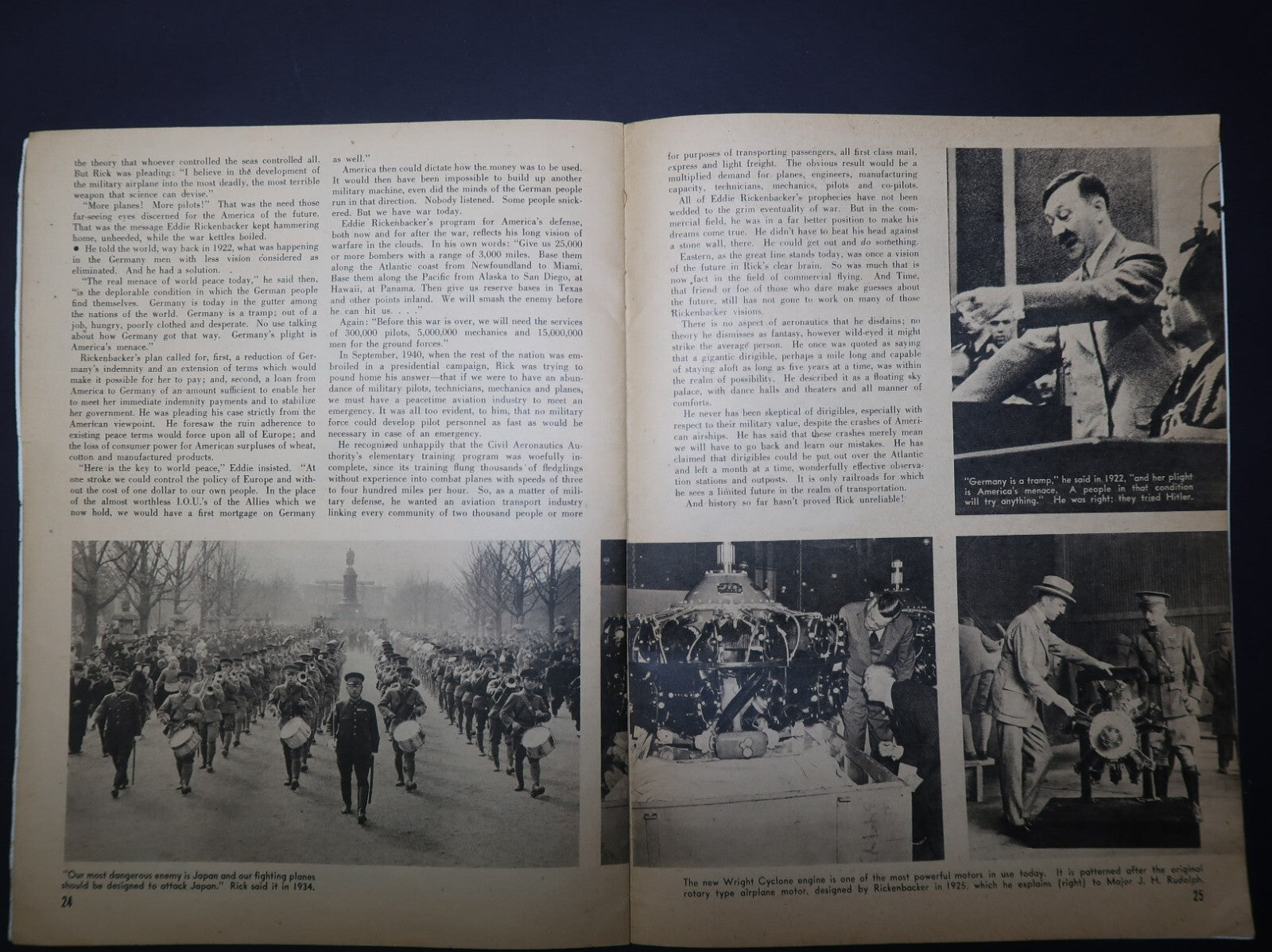Eddie Rickenbacker The Complete Life Story By Damon Runyan Date Published 1942