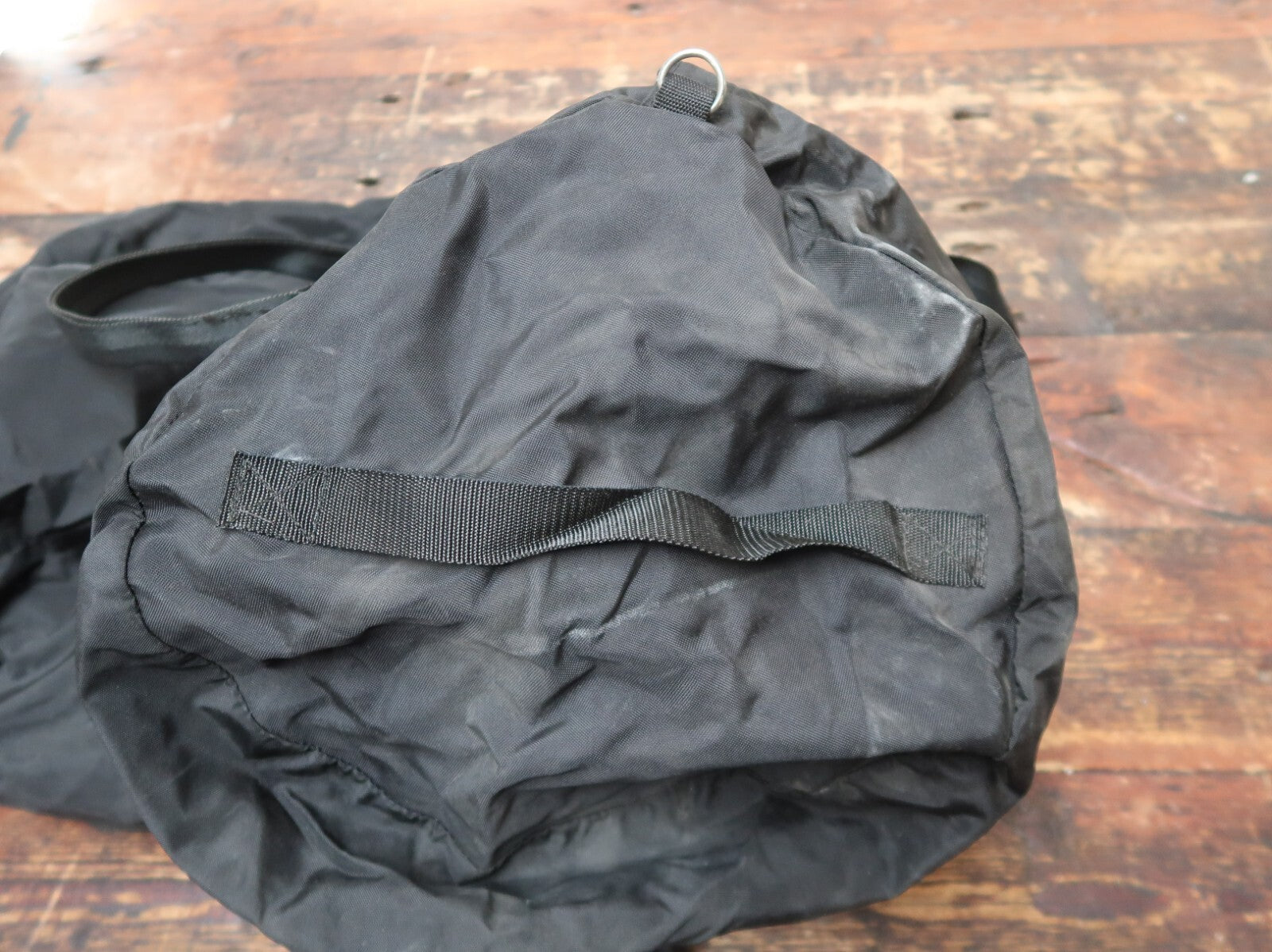 Outdoor Products Large Duffle Bag Black 70's Green Tree Logo 30" x 13" x 13"