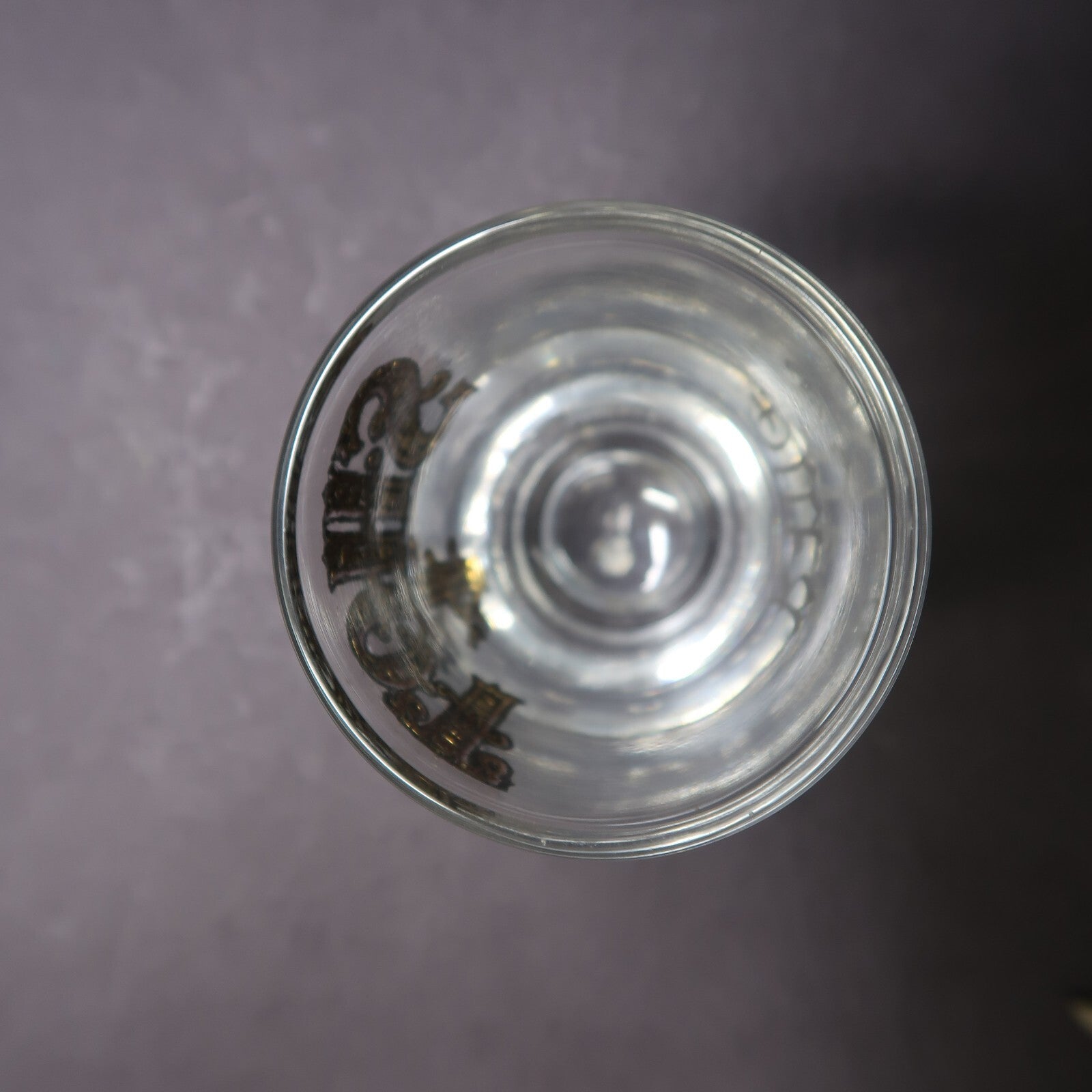 Culver 22 K Gold "Shot 1 Cent" Shot Glass H 2.3"