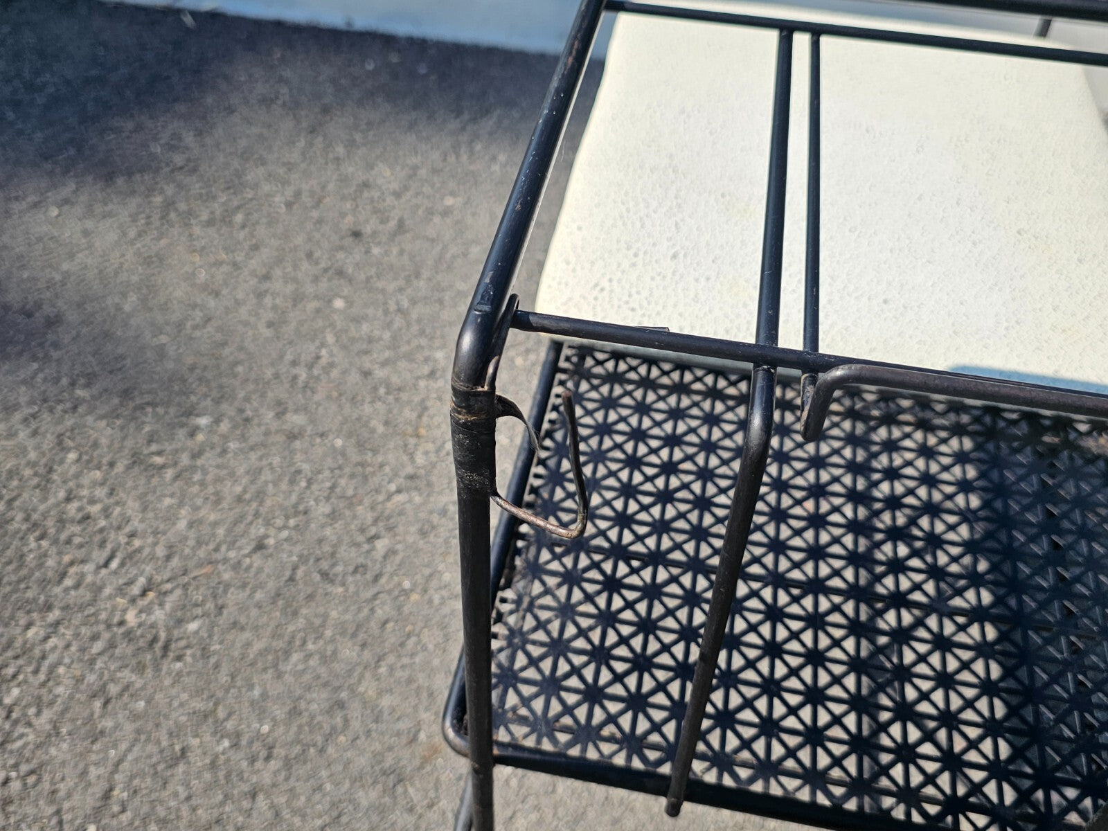 Vintage Mid Century Retro Telephone Table Gossip Bench Atomic Space Age