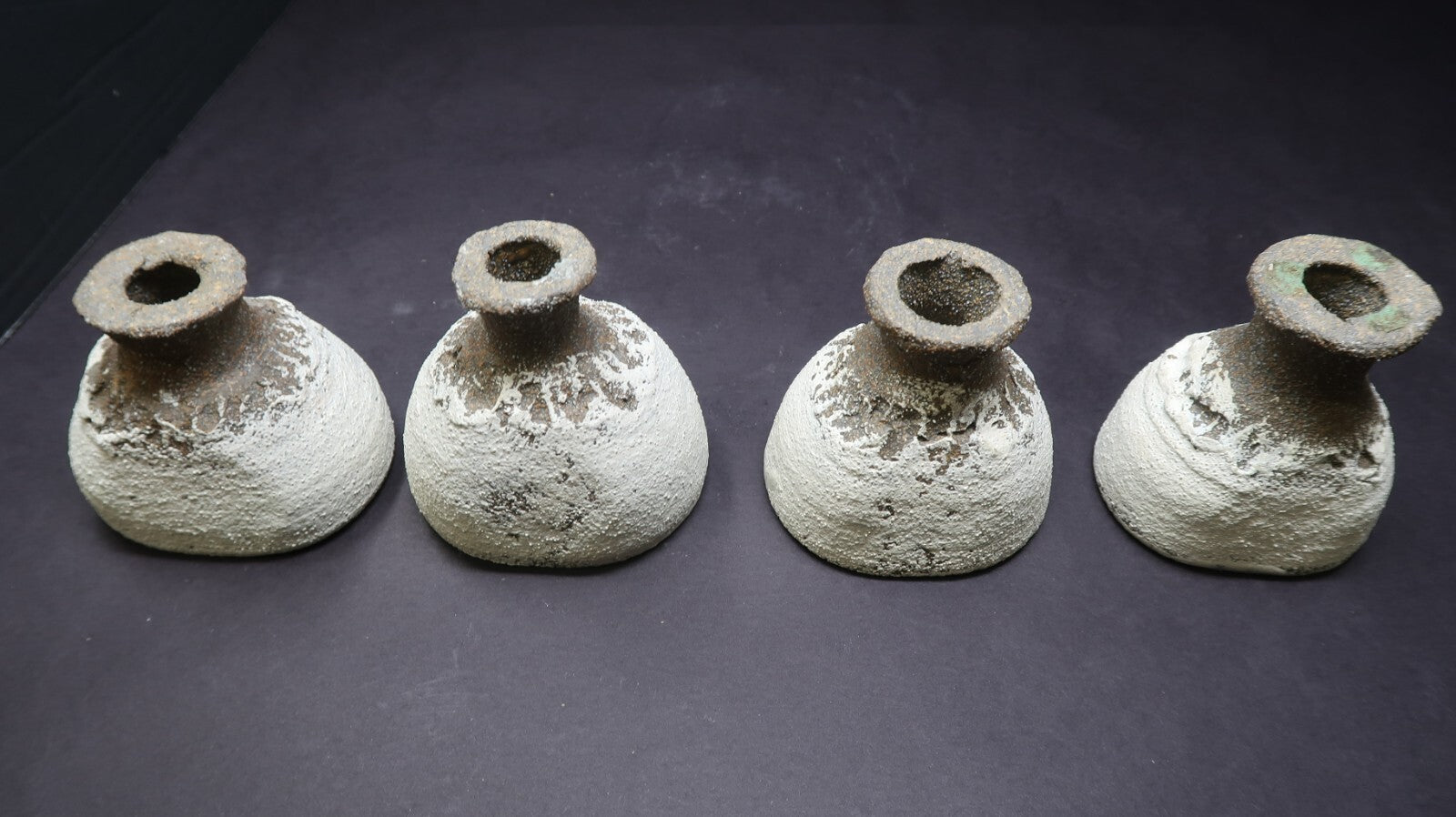 Stoneware Wine Sake Tea Pot Cup Set Handcrated Pottery Signed by Artist