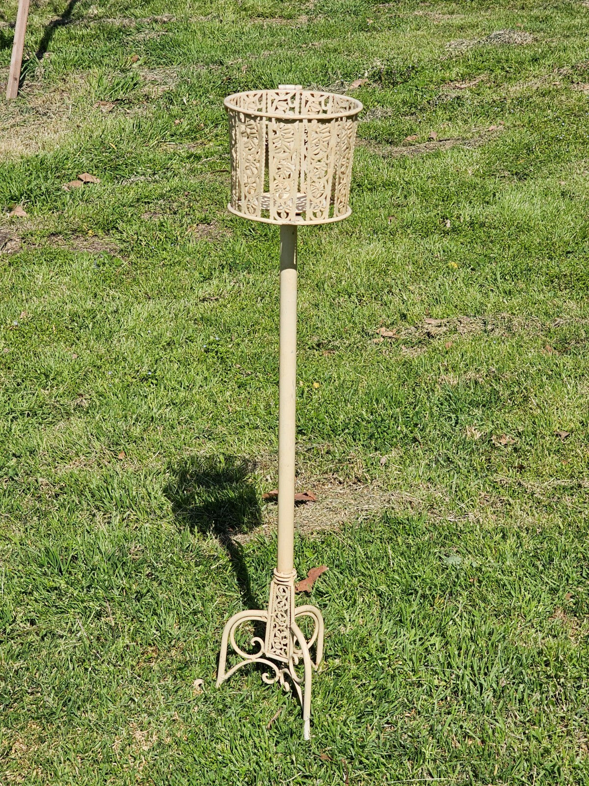Vintage Style Birdcage Candle Holder Stand 45"H